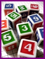 Dice : A Dice - Game Dice - Phase 10 Dice Set